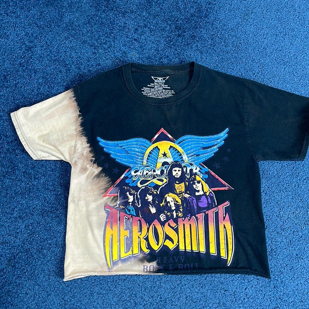 Aerosmith cut off crop T-shirt